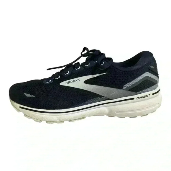 Brooks Womens Ghost 15 Navy Blue Running Shoes Sneakers Size 9.5 - Picture 6 of 16